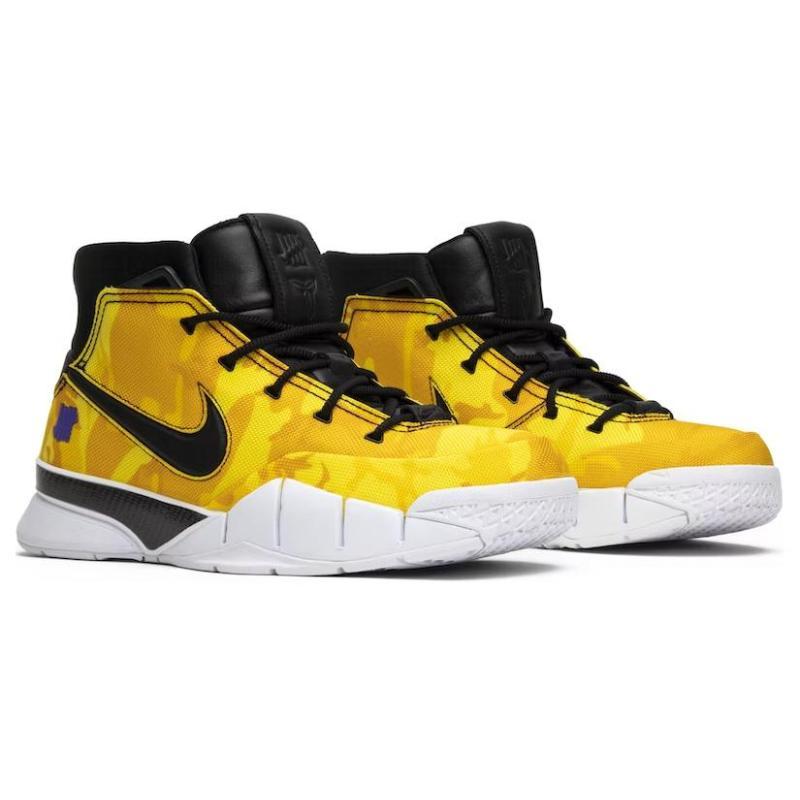 Nike Kobe 1 Protro Undefeated Желтый Камуфляж La Brea Nike BV1207-901