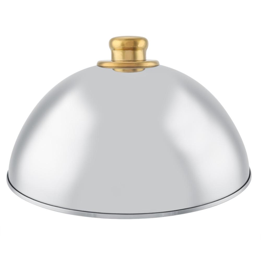 10 Inch Dome Platter Cover Stainless Steel Basting Cover Lid Food Cover Dome Picnic Serving