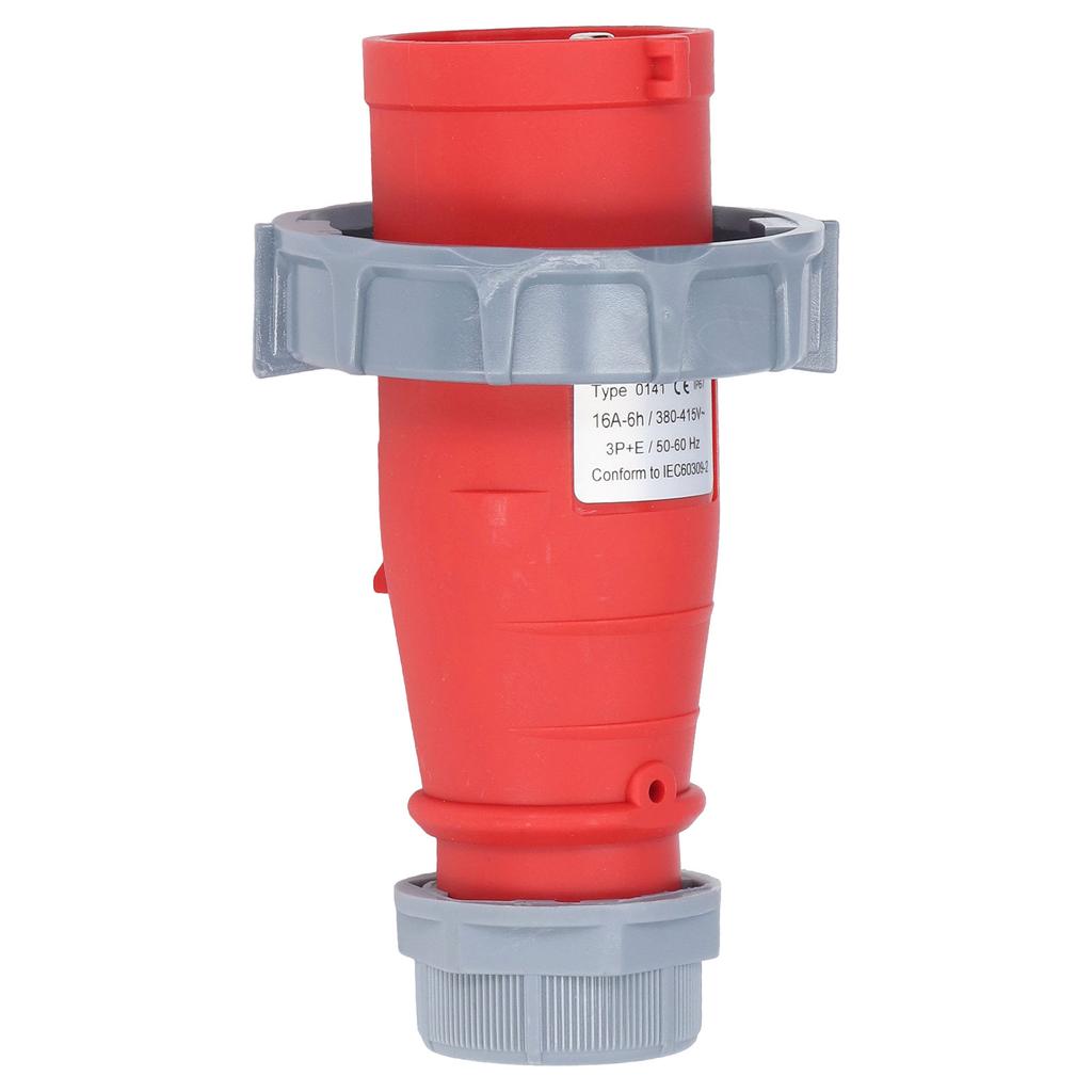 Industrial Connector IP67 Waterproof Concealed Mount Aviation Plug 4 Pin 3P+E AC 380415V 16A