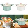 Double Ear Cooking Pots Non Stick Soup Meat Pot Multifunctional Micro Pressure Pot Kitchen
