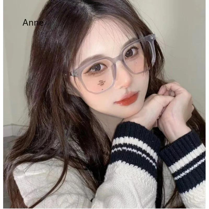 Timeless Large-sized Myopia Glasses Women And Men Ladies Fashionable Anti-blue Near Sight Eyewear Optical-grade Spectacle Eyeglasses 0 To-4.0
