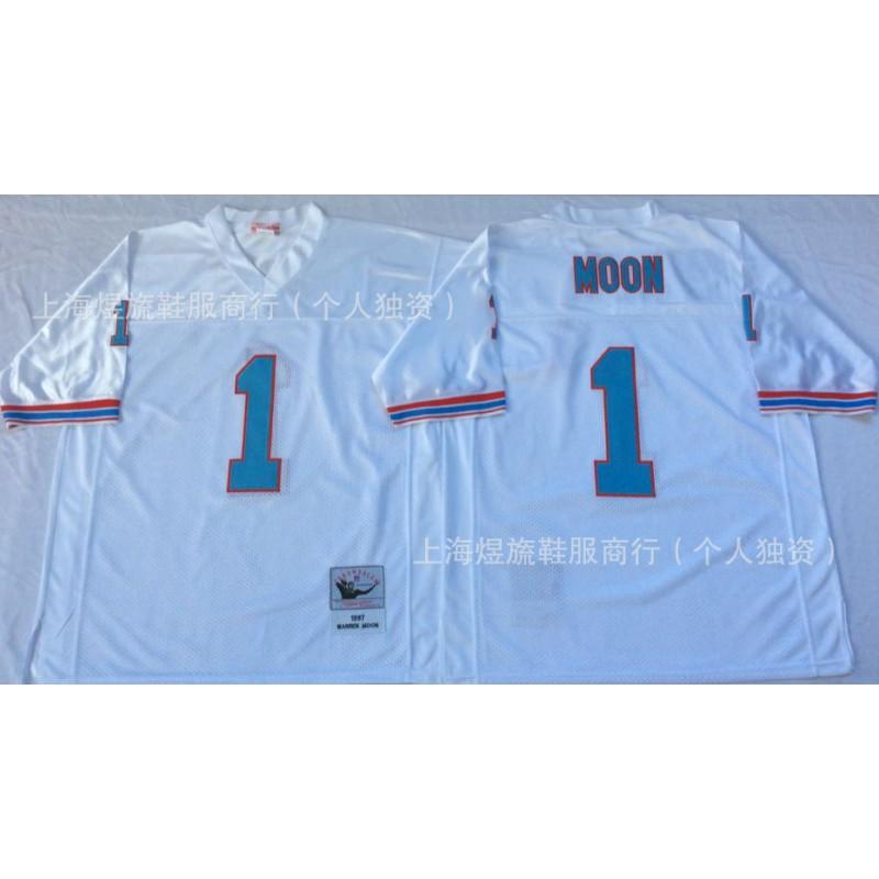 Houston Oilers Retro Football Jersey 34 9 MN Vintage Sports Fan Apparel Mens Rugby Style Uniform