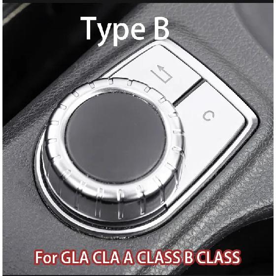 For Mercedes Benz GLA260 CLA200 A180 B260 A45 B Class Car central control Multimedia function Button Cover modification Sticker