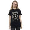 AC/DC Womens/Ladies Angus Young Distressed Photo Cotton Boyfriend T-Shirt