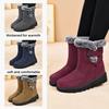Shoes Women's Cotton Shoes Snow Boots Large Size Polyurethane Women's Boots Thickened Cotton Boots Cold-proof and Warm Boots