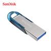 SanDisk Флеш-накопитель USB 3.0 128 ГБ Скорость чтения до 150 МБ/с Ultra Flair USB 3.0 Флеш-накопитель 32 ГБ 64 ГБ 256 ГБ 512 ГБ USB-флеш Оригинальный USB-накопитель U Disk CZ73