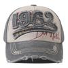 1962 Кепка-бейсболка с вышивкой буквы Хип-хоп Винтажная Стирка Хлопок Snapback Кепка Женская Мужская Регулируемая На Открытый Воздух Козырек от Солнца Кепки