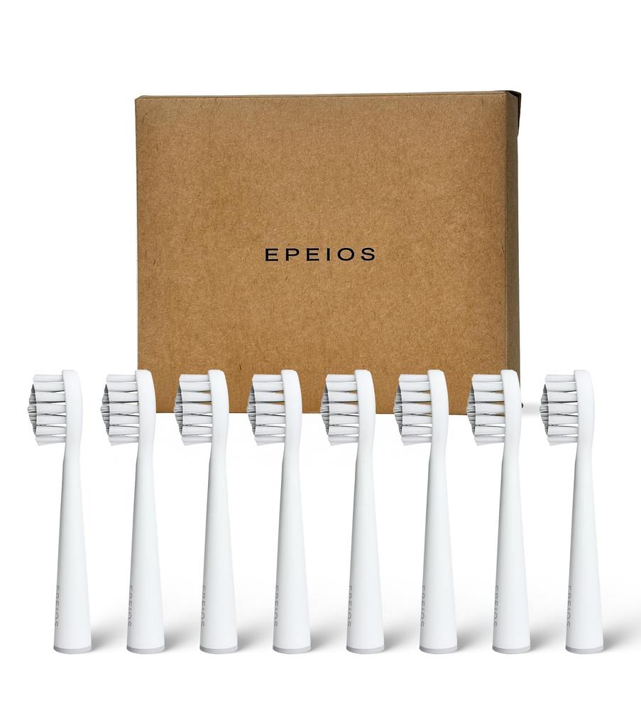 Epeios Electric Toothbrush Sonic Toothbrush Replacement Brush Heads 8 Heads Toothbrush Sonic Type Replacement Brush for Electric Toothbrushes