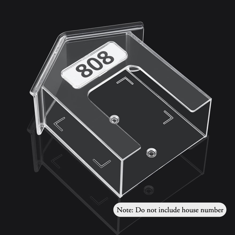 Розетка Прозрачный Прозрачный Дверной звонок Водонепроницаемая Крышка Выключатель Защита от дождя Брызгозащитный Короб Водонепроницаемый