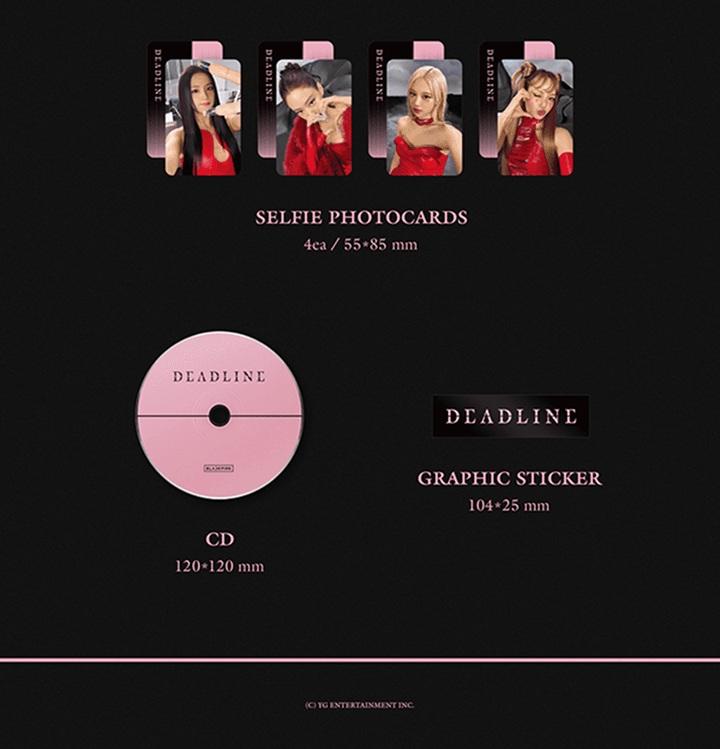 Официальный 3-й МИНИ-АЛЬБОМ BLACKPINK [DEADLINE] Черная версия. - Стандартная версия