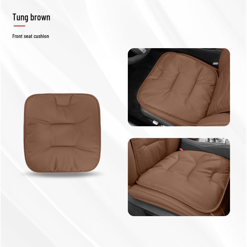 Универсальные вентилируемые подушки для автомобильных сидений из кожи наппа — всесезонные, дышащие, высококачественные, перфорированные, для всех моделей.