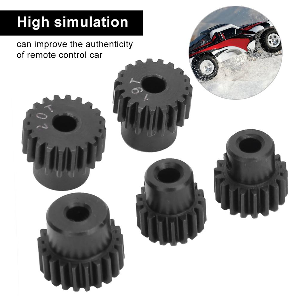Metal 48P Pinion Gear Set 17T 18T 19T 20T 21T Fit for ECX 2WD 1 10 RC Hobby CarBlack