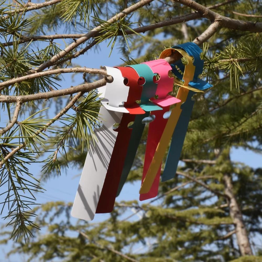 100pcs Reusable Garden Plant Tag Plastic Vegetables Labels New Ring Buckle Sign  Markers Tool