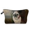 Women Dog Print Cosmetic Bag Toiletries Organize Travel Storage Case 6420