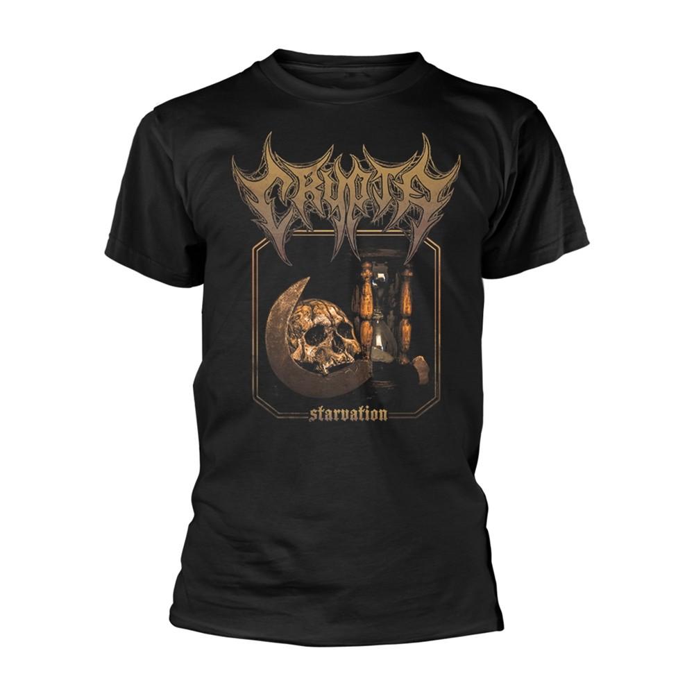 CRYPTA - STARVATION BLACK T-Shirt Small