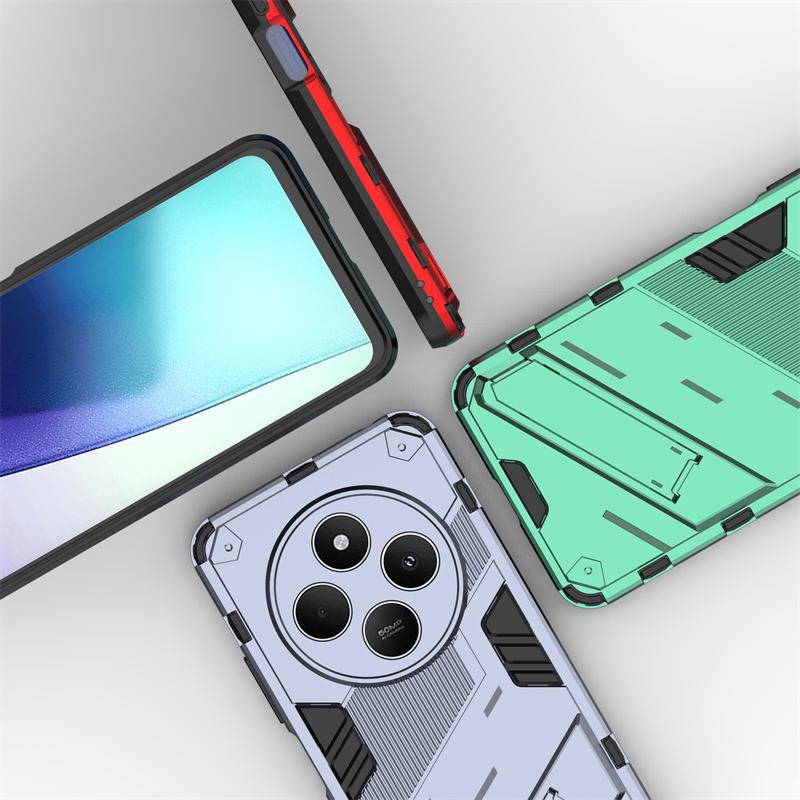 Для Xiaomi Poco C75 4G чехол ударопрочный магнитный бронированный подставка задняя крышка на Poko Little PocoC75 C 75 75C камера защитные чехлы