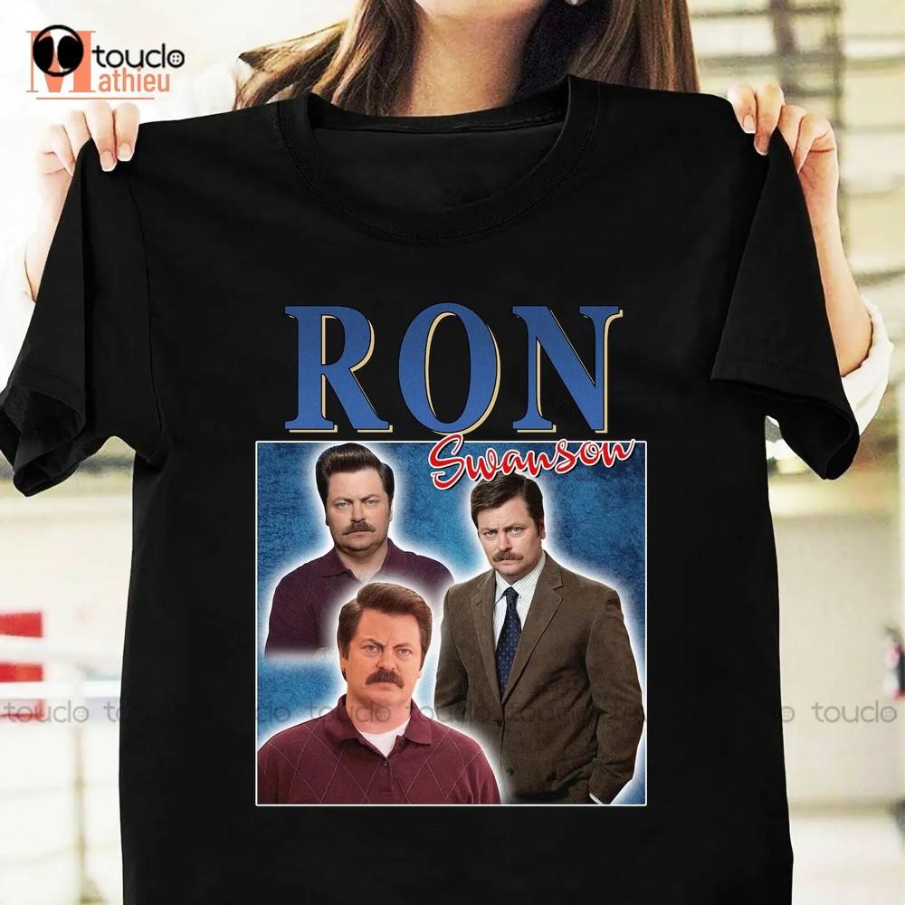 Ron Swanson TShirt Fictional Character Shirt Parks And Recreation Tv Series TS Unisex T-Shirt