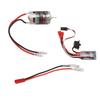 RC Brushed Motor ESC Set 28T 390 Brushed Motor with 30A Brushed ESC JST Female To 4.0mm Female Adapter Cable for 1/16 1/18 RC Car Boat