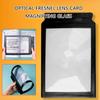 High Clarity Fresnel Lens Magnifying Sheet Thin Portable Designs Magnifier Lens for Reading for Elderly & Crafters