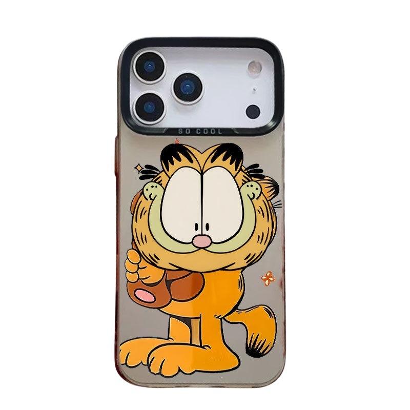 Garfield iPhone 16 Pro Max Case, iPhone 17, 15 Pro, 14 Cartoon Protective Case