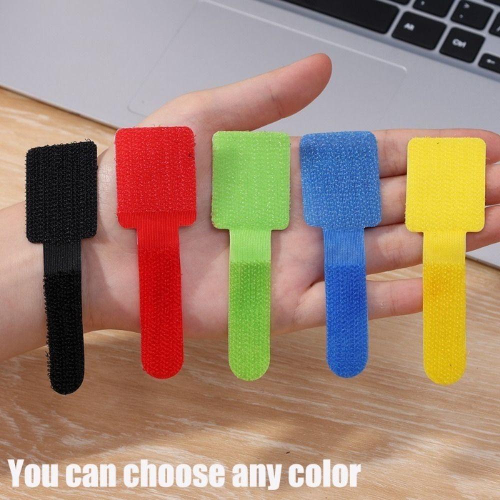 Reusable Cable Ties Self Adhesive Straps Manager Durable Wire Organizer