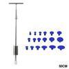 Universal Car Dent Puller Metal T Dent Repair Tool Auto Repair Sheet Metal Kit Slide Hammer Reverse Hammer Glue +18pcs Glue Pull