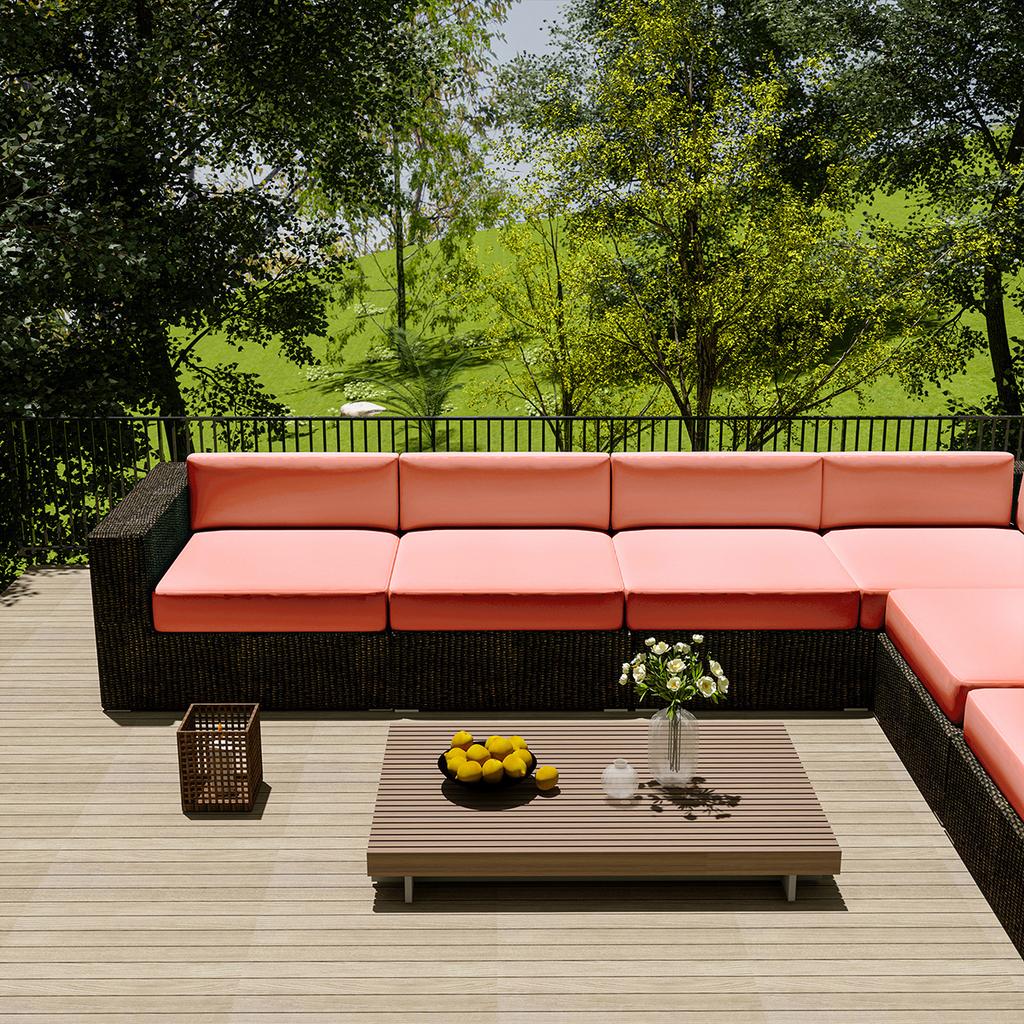 Эластичные чехлы для диванных подушек для патио, уличные чехлы для подушек, сменные водонепроницаемые чехлы для диванов, чехлы, моющаяся защита для мебели для домашних животных