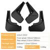 For Hyundai Ioniq 6 2022-2024 Mud Flaps Tire Splash Guards Black 4PCS Set Exterior Car Accessories for Fender Protector Perfect