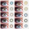 Макияж глаз Шаринган линзы для глаз Новые цветные контактные линзы Taylor для ежегодного использования Цвет глаз Косметические контактные линзы