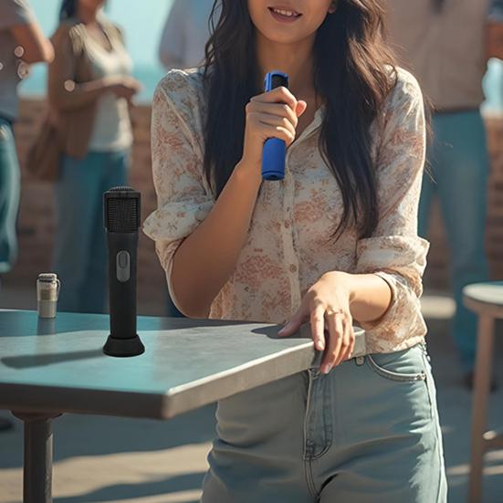 Защитный чехол для беспроводного микрофона, силиконовый чехол, идеальная посадка, простая установка, защитные чехлы для микрофона, чехол для JBL PartyBox