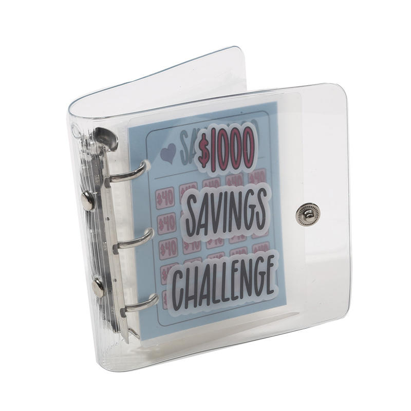 Мини-блокнот из ПВХ для экономии денег, блокнот с отрывными листами, денежная бюджетная книга, конверт, кошелек-органайзер