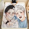 1PC The Summer Hikaru Died Print Flannel Blanket, High quality All Seasons, Home Decor, Warmth and Comfort, Perfect for Christmas Gifts