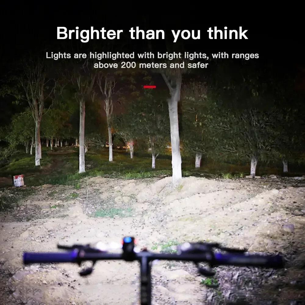 Яркий велосипедный фонарь T6 LED передний USB перезаряжаемый MTB горный велосипед лампа фара велосипедный фонарик для велоспорта самоката