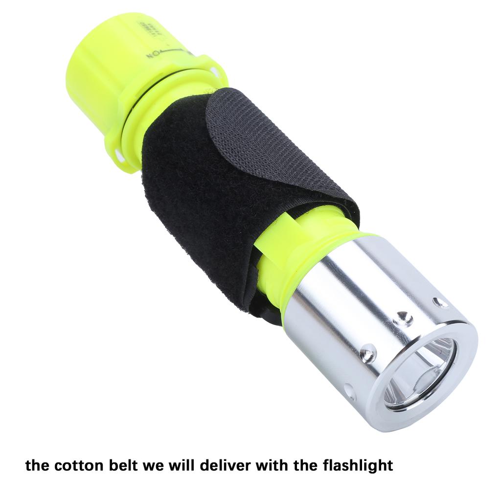 Фонарик для дайвинга IPX8 водонепроницаемый портативный профессиональный перезаряжаемый светодиодный фонарь для дайвинга