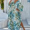 Women's Loose Plus Size Beach Cover Dress