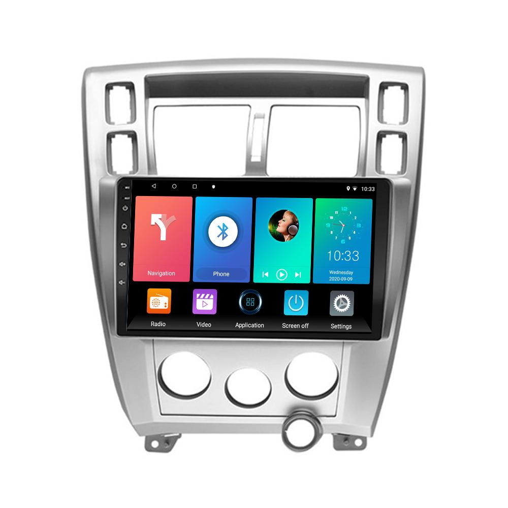 icreative Автомобильное радио на базе Android для Hyundai Tucson 2006-2013, мультимедийный видеоплеер, навигация, головное устройство 2 Din, стереодинамики Carplay