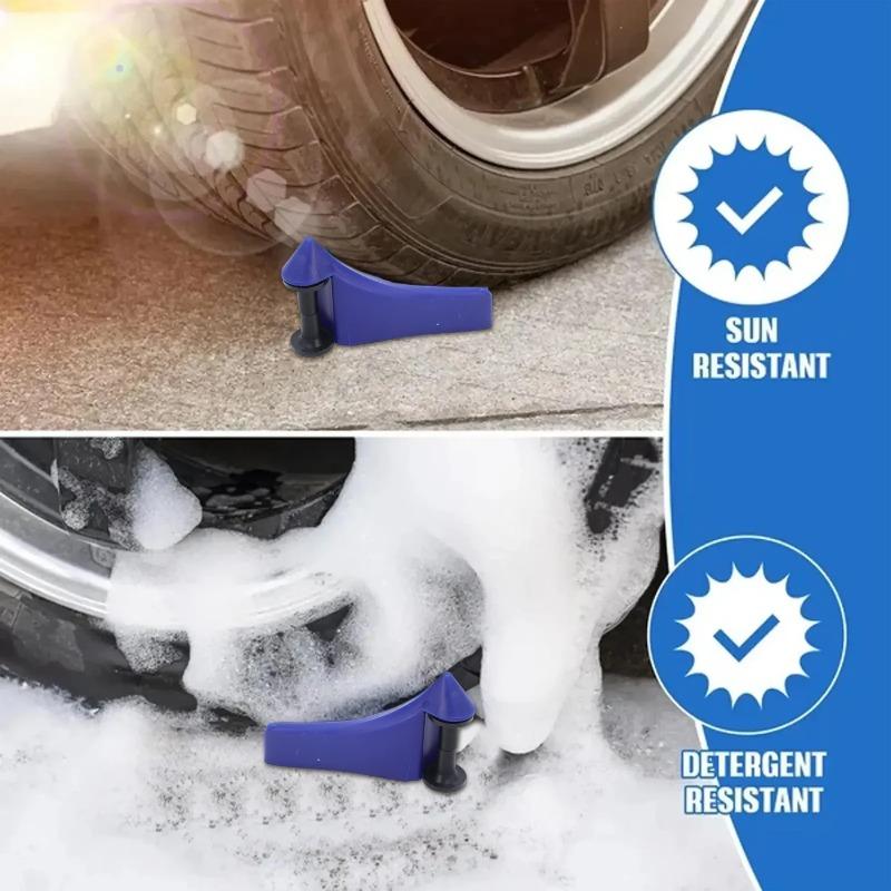 Car Wheel Hose Guide Hose Slide Tire Wedge Universal Car Wash Tool Tire Blocker Multiuse Anti-winder Wire Winder for Washing