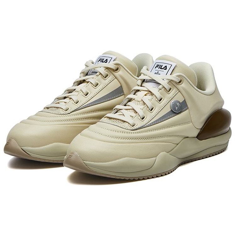 Fila Mihara Yasuhiro X Heritage Fht Повседневные Модные Универсальные Низкие Кроссовки Папины Кроссовки Женские Бежевые F12W134127FAG