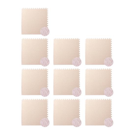 10 шт., спортивный коврик, устойчивый к разрушению листовых вен, сплошной цвет, защитный коврик для спортзала и дома, коврик для йоги, ежедневное использование