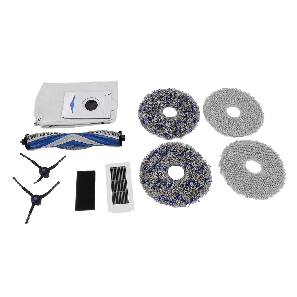 Replacement Parts for X5 PRO ABS Robot Vacuum Filter Brush Mop Pad Dust Bag Set Vacuum Cleaner