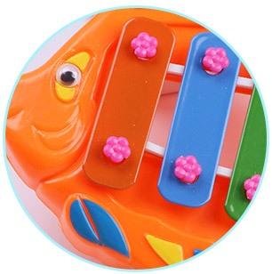 1Pcs New Product Sale Children'S Gift Cartoon Bear Hand Tapping Piano Baby Early Education Puzzle Toy Creativity