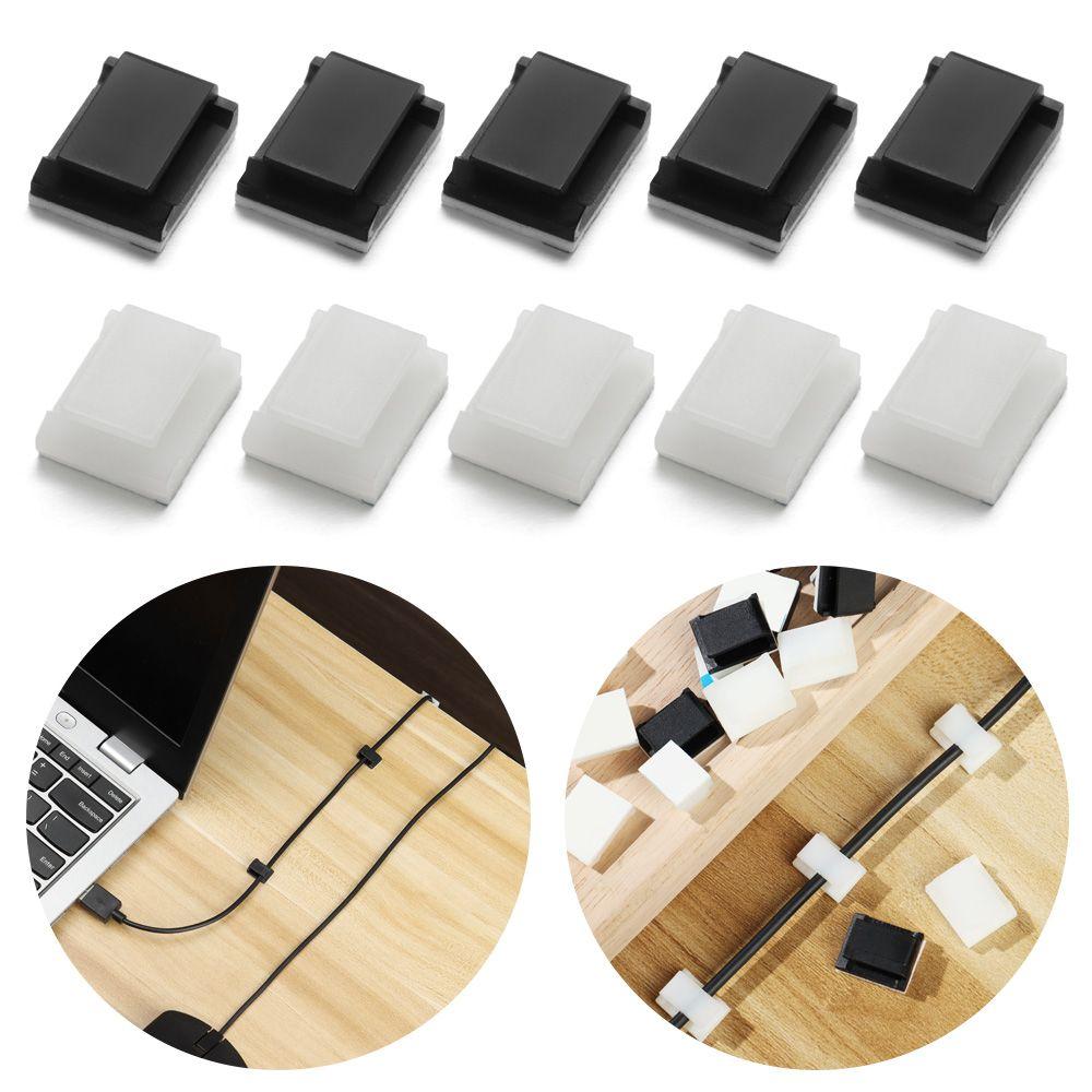 Supplies Wire Holder Organizer Table Desk Storage Cable Clips Self-adhesive Wire Tie Cable Clamp