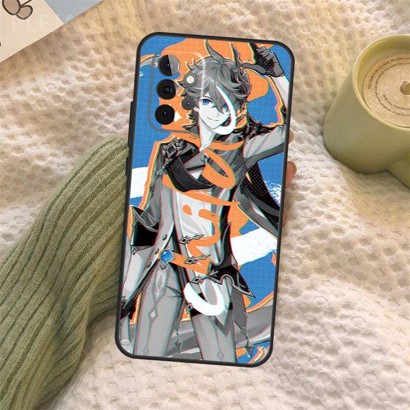 Чехол Tartaglia Genshin Impact для Samsung Galaxy A06 A26 A16 A56 A36 A05 A22 A32 A52 A54 A34 A14 A55 A15 A53 A33 A35