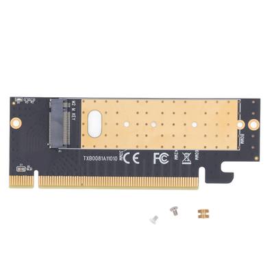 Карта адаптера NVMe M.2 SSD Plug and Play M.2 NVMe SSD M Key для карты PCIe 3.0 X16 для 2230 2242 2260