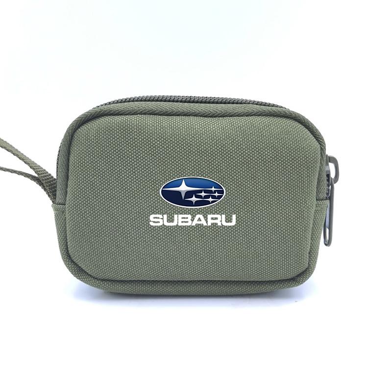 Portable Storage Bag Key Car Driver's License Cable Card Pouch For Subaru STI Forester Impreza Legacy Outback XV BRZ WRX Tribeca EE3