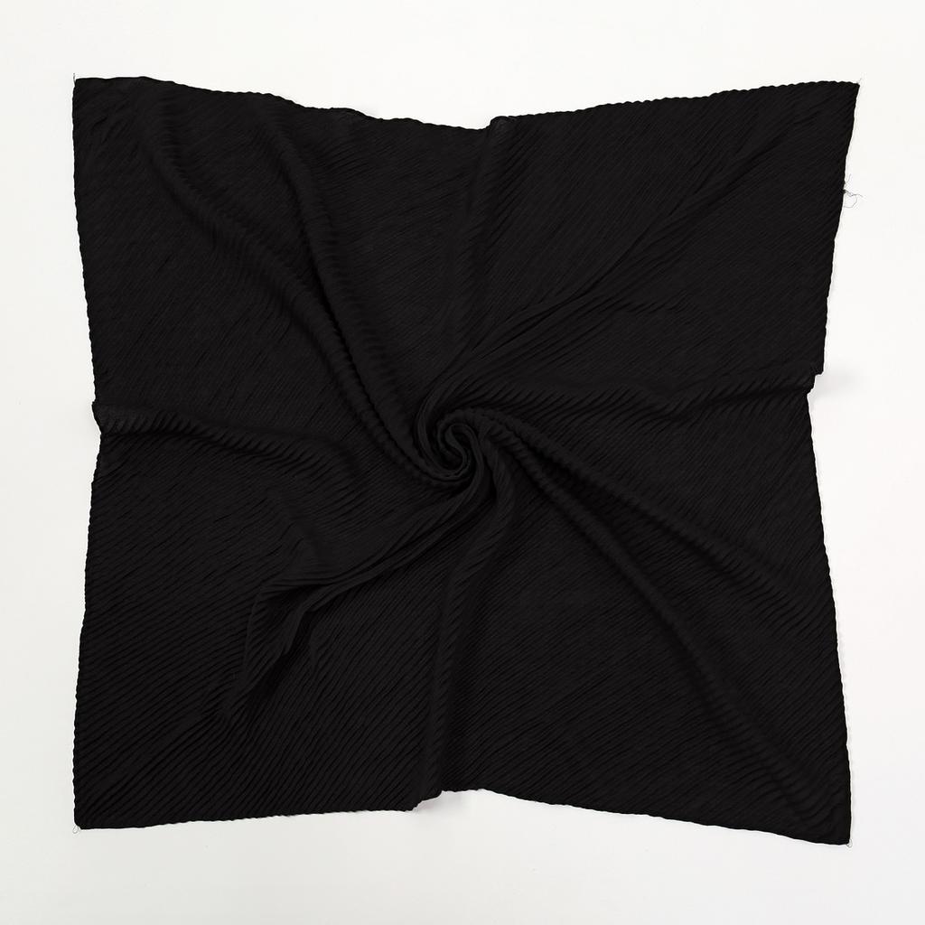 Fashion Pleated Square Scarf For Women Cotton Hijab Headscarf Islam Turbans For Women Hijab Femme Musulman Head Wraps