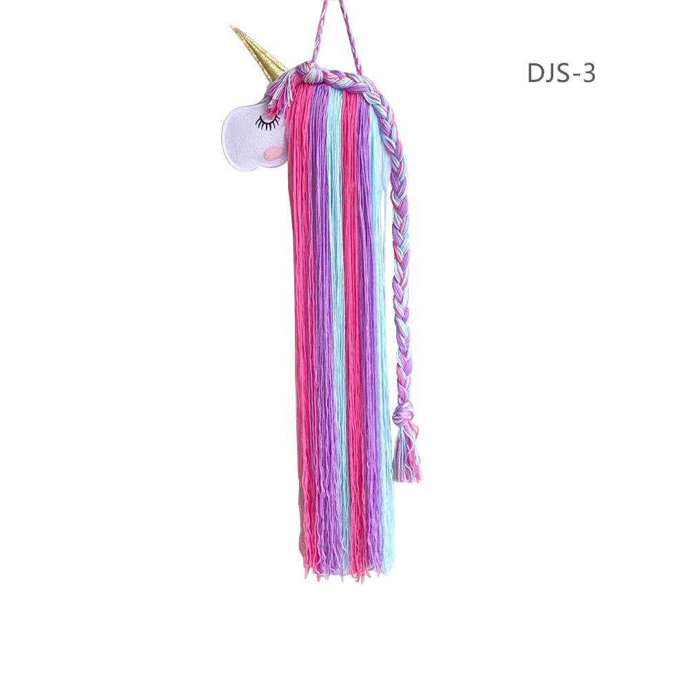 Unicorn Hair Accessories Hanging Decoration Organizer Hairpin Hair Clip Holder Storage Decor Hanger Strip Girl Home