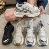 Модные женские кроссовки на толстой подошве Chunky Daddy Shoes 2024 года, весенние корейские дышащие спортивные кроссовки с сеткой и высокой платформой 6 см, женские кроссовки