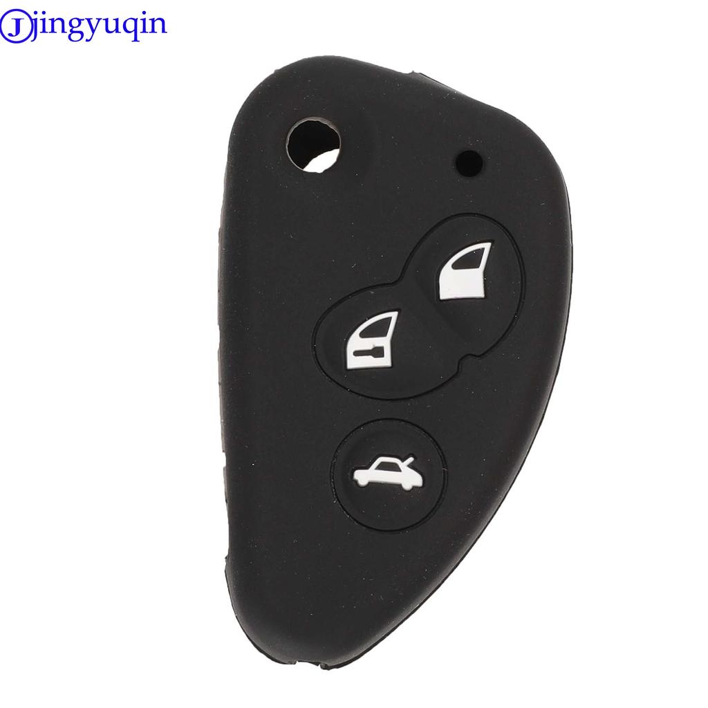 Jingyuqin 3B Remote Key силиконовый чехол-брелок для Alfa Romeo 147 156 166 GT JTD TS раскладной