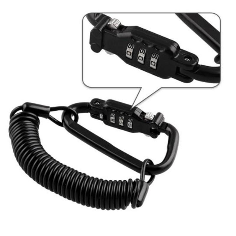 Motorcycle Helmet Security Anti-theft Code Lock Accessories